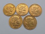 four gold sovereigns of the british empire
