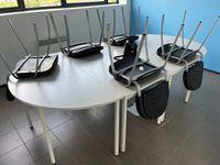 deux grandes tables rectangulaires 160x90 en stratifié (photo 2)