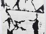 an image of a black and white painting on a piece of paper