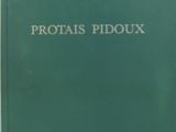 a green book with the title protais pidoux on it
