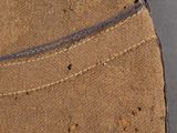 a close up of a piece of cloth with a stitching on it