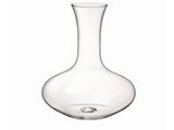 une image représentant un vase en verre transparent sur fond blanc