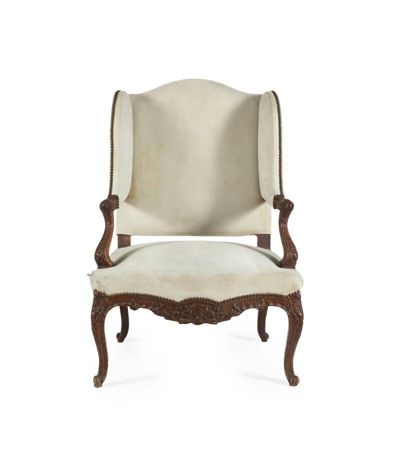 BERGÈRE EN HÊTRE TEINTÉ
