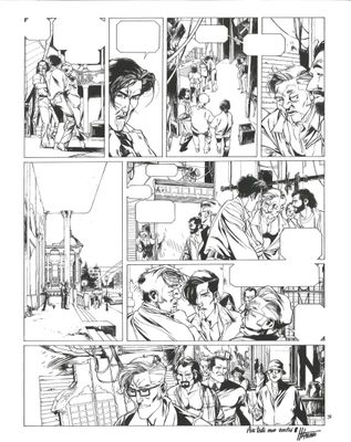 LABIANO né en 1963. Black OP. Planche n°38.