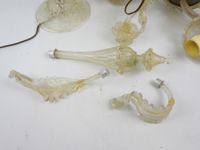 MURANO - Paire de girandoles en verre à quatre bras de lumiè… (photo 3)