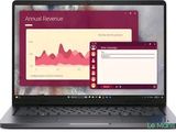 two laptops that are open on a white background