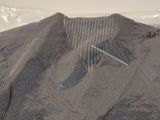 a close up of a shirt in a plastic bag