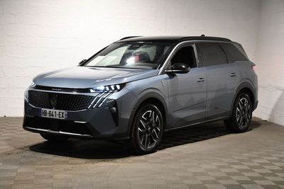 the new peugeot suv is parked in the garage