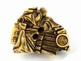 an image of a gold ring with a dragon on it
