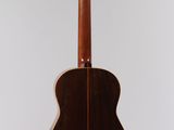 a close up of a guitar hanging from the ceiling