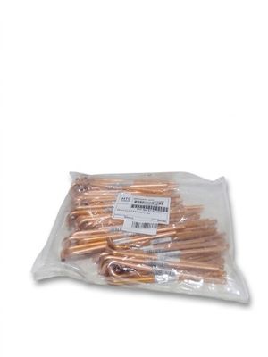 a bag of pretzels sitting on a white surface