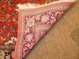 a rug on the floor that has been cleaned