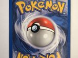 a picture of a pokemon card with a red ball on it