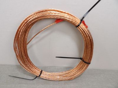 an image of a coil of copper wire on a table