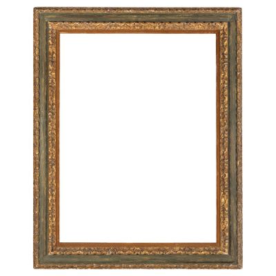 un vieux cadre photo avec un fond blanc