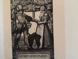 a black and white drawing of a man and a woman