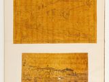 two framed maps of the city of new york, new york, and new york