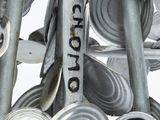 a lot of tin cans that are stacked on top of each other