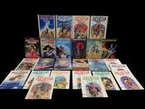 un grand nombre de livres posés sur une table