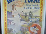 Affiche publicitaire pour les Bagnoles-de-l'Orne à l'Opéra de Paris