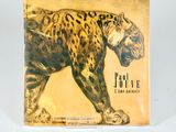 an image of a picture of a leopard walking on a white surface
