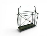 an image of a magazine rack on a white background