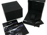 a black box with a watch inside of it