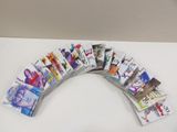a lot of cards that are on a table