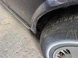 a close up of a tire on the ground