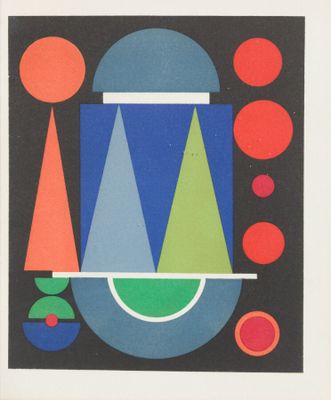 AUGUSTE HERBIN (1882-1960) Composition rouge, 1949