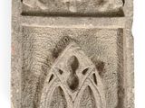 an image of a stone block with a design on it