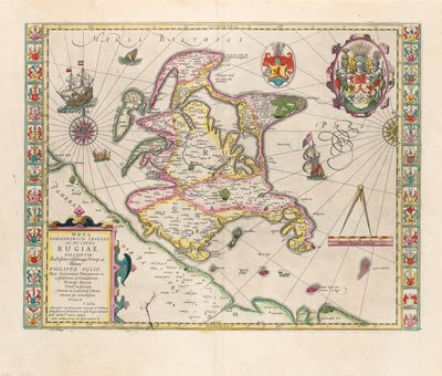une vieille carte des îles britanniques