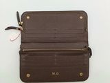an image of a brown leather wallet on a white background