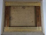 an old picture of a picture frame with a message on it