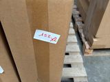 a large box on a pallet in a warehouse