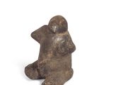 an image of a statue of a bear on a white background