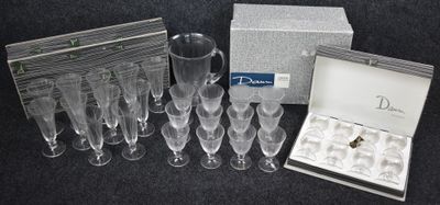 DAUM Parties de service en cristal :