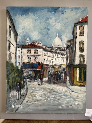B. Davy HST SBG, Vue de Montmartre 61x469