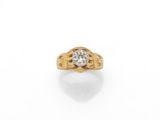 une bague en diamant à une seule pierre, par van cleef
