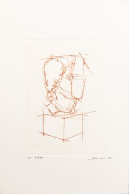 Sacha SOSNO (1937-2013). Composition (tête d'Apollon).