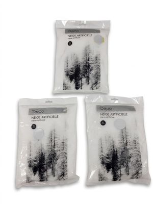 trois sacs contenant des arbres noirs et blancs sur fond blanc