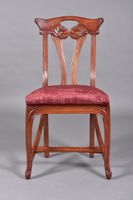 Eugène GAILLARD (1862-1932), attribué à, lot de 4 chaises en… (photo 2)