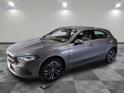 the new mercedes a - class is shown in a showroom at the mercedes dealership