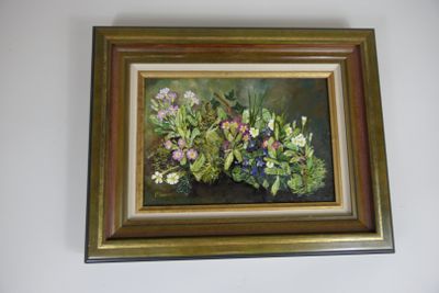 a picture of a painting hanging on the wall