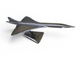 une image représentant la maquette d'un avion de chasse à réaction