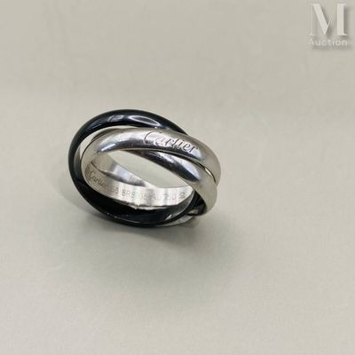 CARTIER Bague Trinity formé de trois anneaux : deux en or gr… - Photo 1