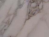 a close up view of a marble counter top
