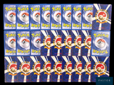 a lot of pokemon cards that are on the table