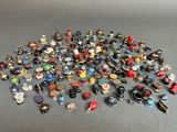 a lot of different types of buttons on the table