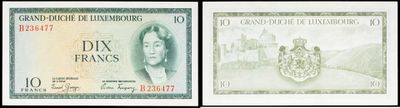 three different bank notes with a picture of a woman on one of them